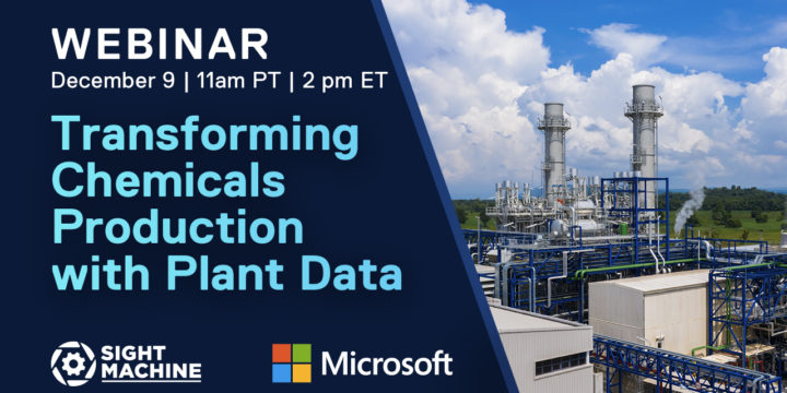 Webinar Replay: Transforming Chemicals Production with Plant Data